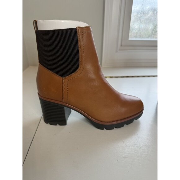 NEW Verney Weatherproof Ankle Boot Brown Leather Women's Sz US 7.5 $220 [jb] - Picture 10 of 16